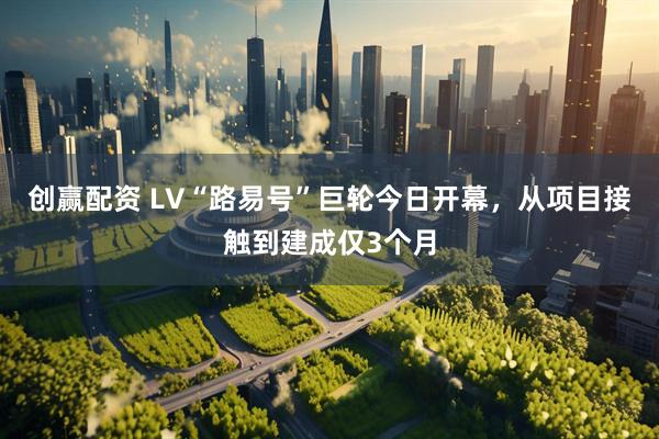 创赢配资 LV“路易号”巨轮今日开幕，从项目接触到建成仅3个月